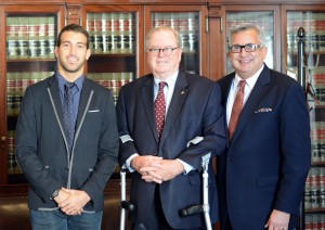 Photo was taken in the PA Supreme Court chambers in Pittsburgh, PA.  Photo credit: Bob Donaldson